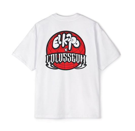 Extra Large White T Colosseum Clothing Collab